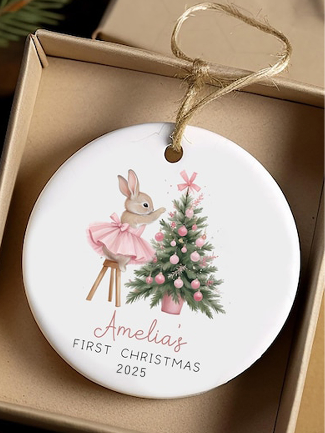 Personalized Baby’s First Christmas Ornament